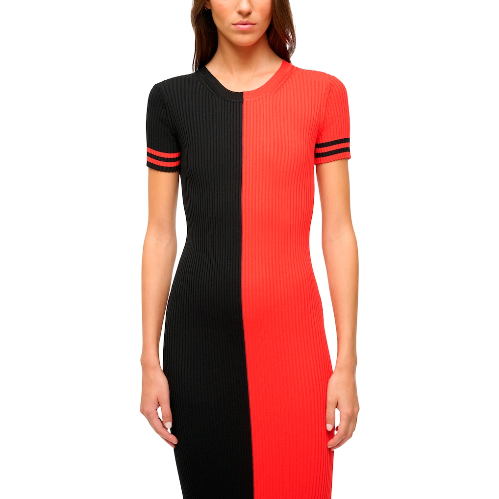 Women's Houston Texans STAUD Navy/Red Colleen Dress