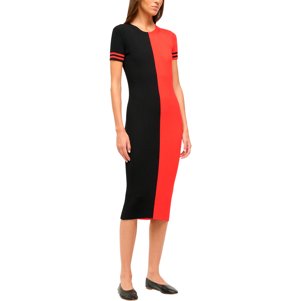 Women's Houston Texans STAUD Navy/Red Colleen Dress