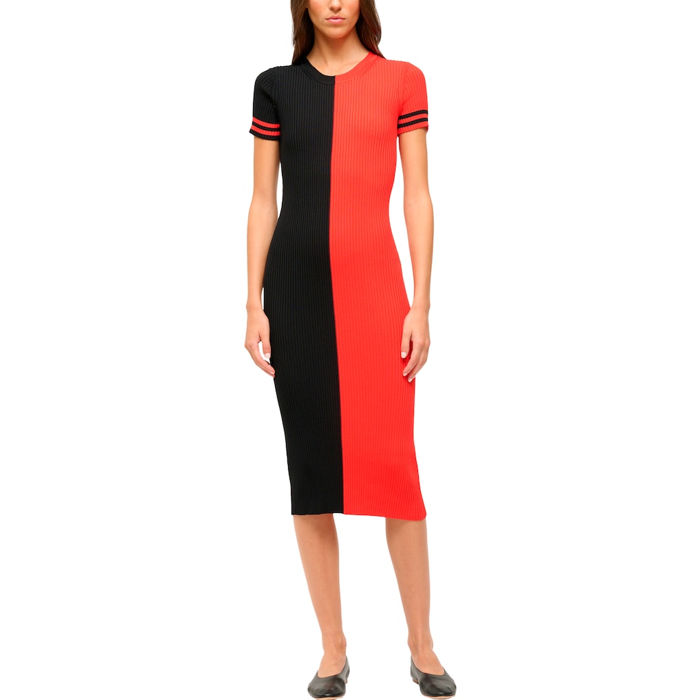 Women's Houston Texans STAUD Navy/Red Colleen Dress