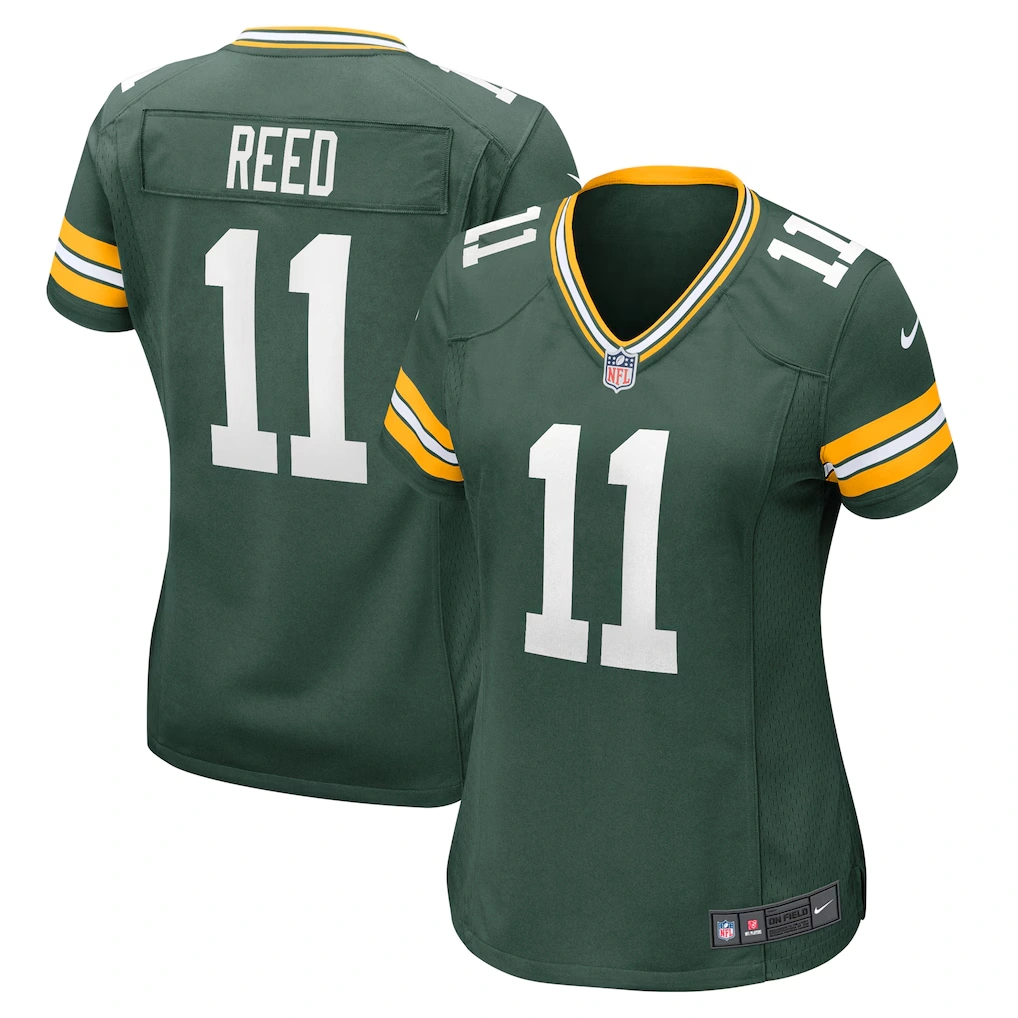 Women's Green Bay Packers Jayden Reed Nike Green Game Jersey