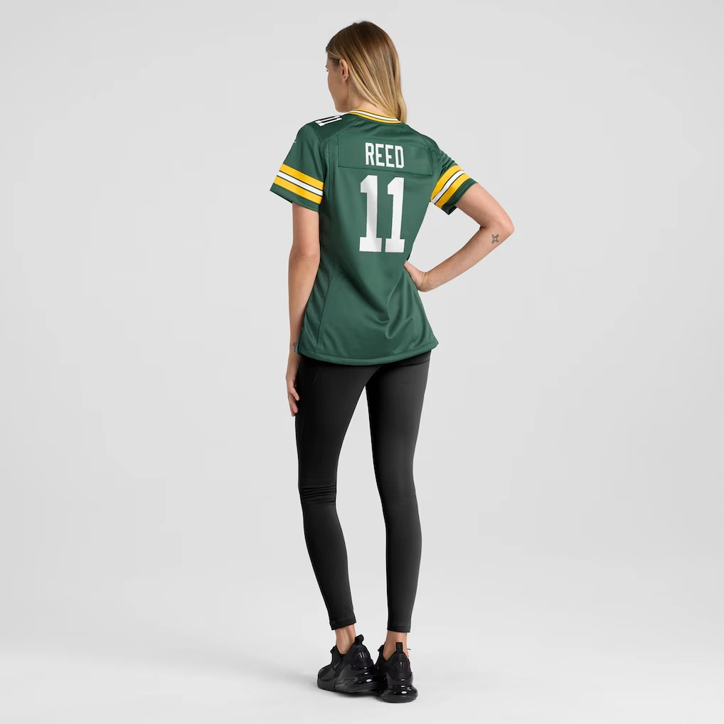 Women's Green Bay Packers Jayden Reed Nike Green Game Jersey