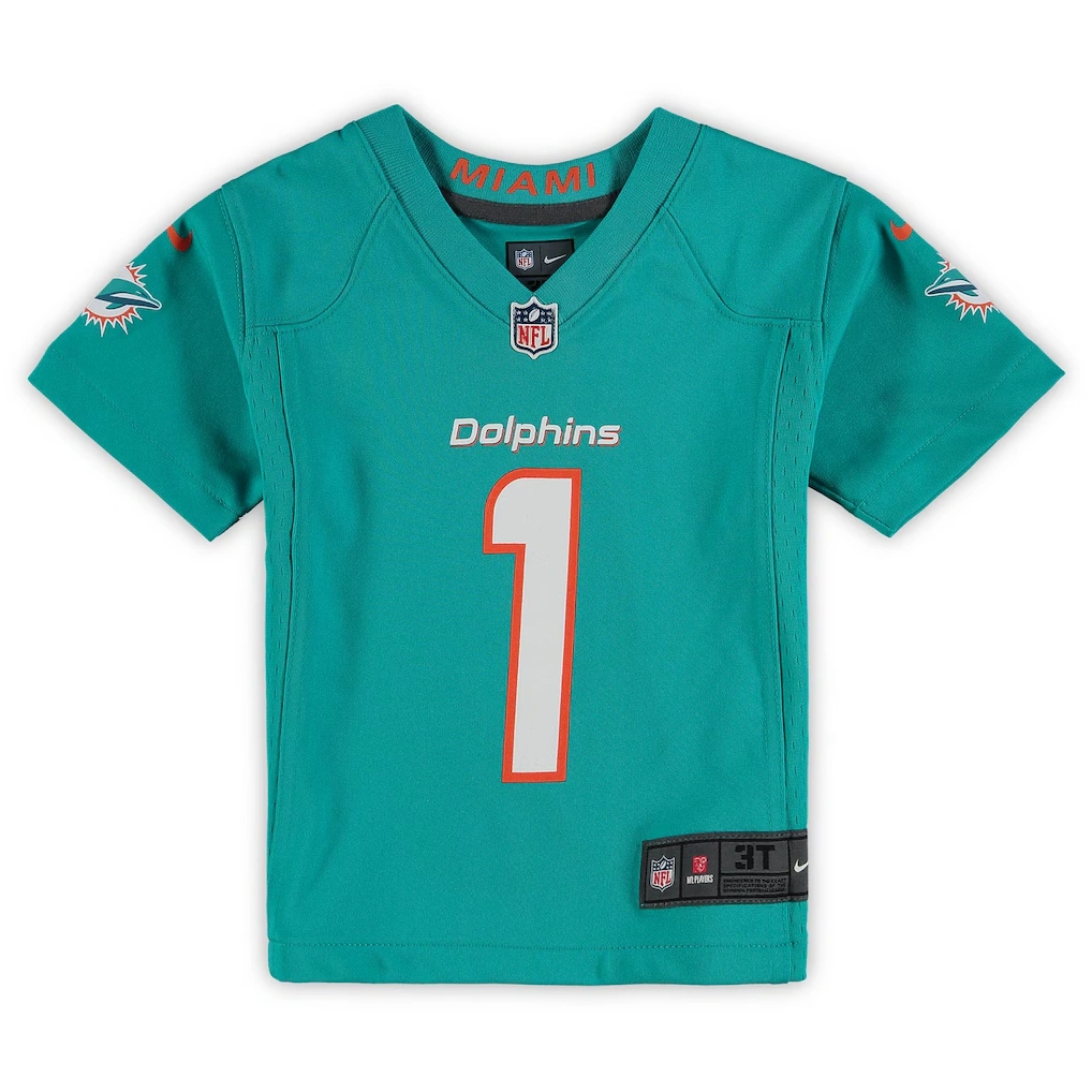 Toddler Miami Dolphins Tua Tagovailoa Nike Aqua Game Jersey