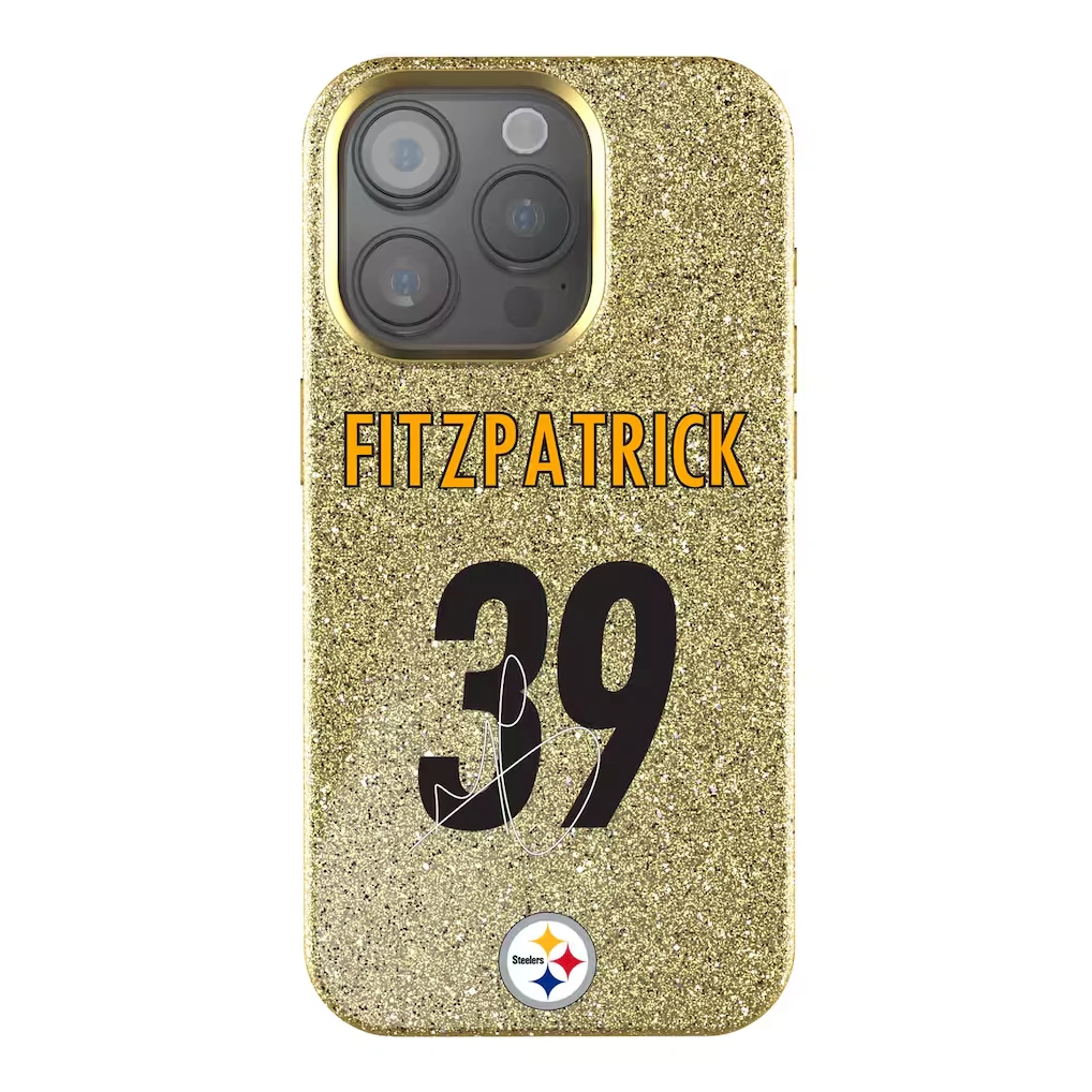 Pittsburgh Steelers Minkah Fitzpatrick Keyscaper Gold Bling iPhone Case