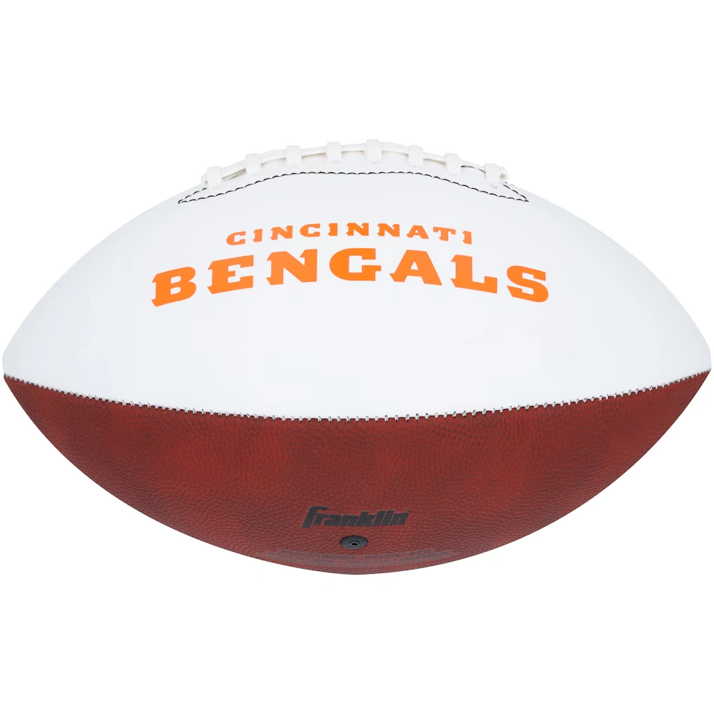 Ja'Marr Chase Cincinnati Bengals Autographed Fanatics Authentic Franklin White Panel Football