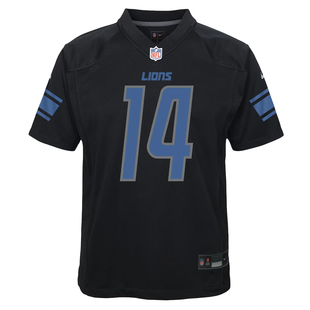 Youth Detroit Lions Amon-Ra St. Brown Nike Black Game Jersey