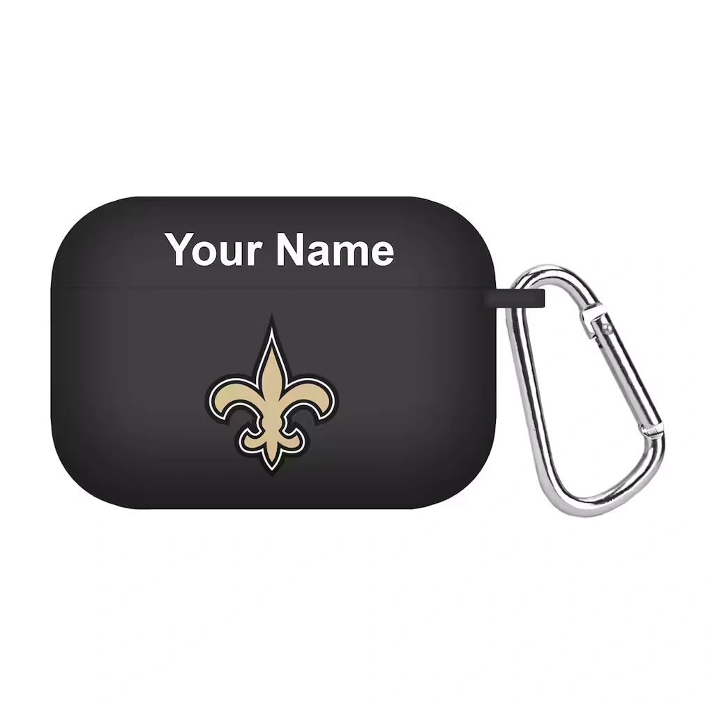 New Orleans Saints Personalized AirPods Pro Case Cover