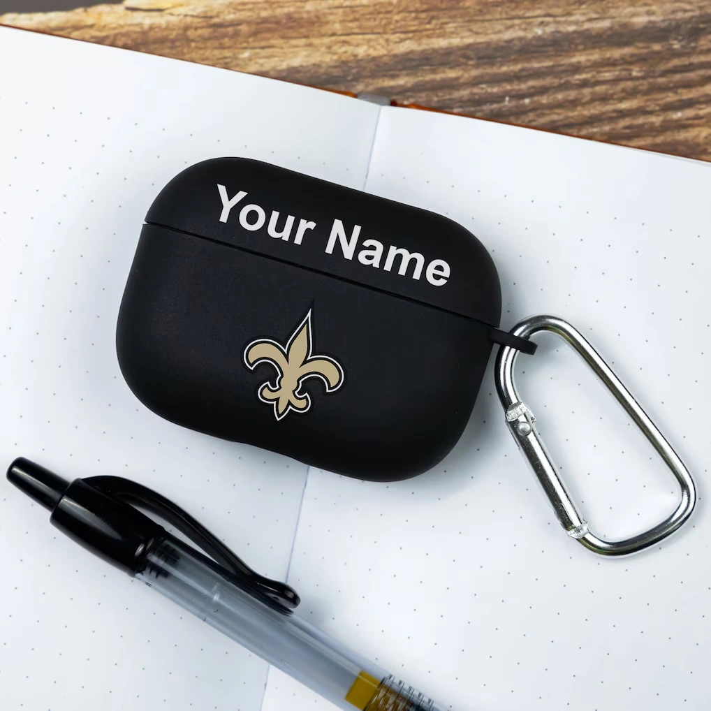 New Orleans Saints Personalized AirPods Pro Case Cover
