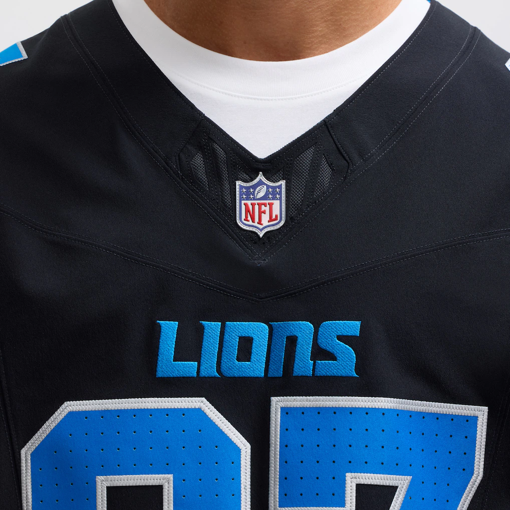 Men's Detroit Lions Aidan Hutchinson Nike Black Alternate Vapor F.U.S.E. Elite Jersey
