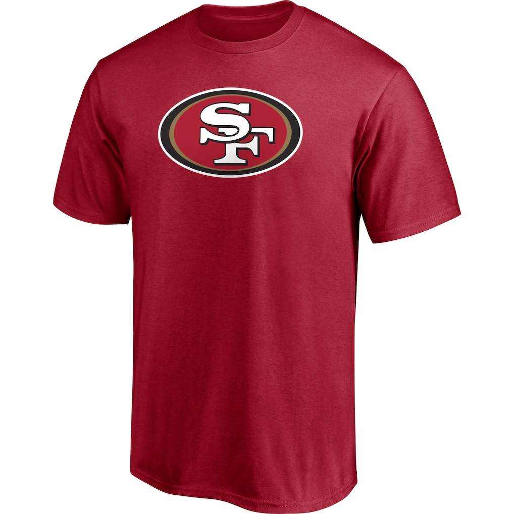 Men's San Francisco 49ers Nick Bosa Fanatics Scarlet Player Icon Name & Number T-Shirt