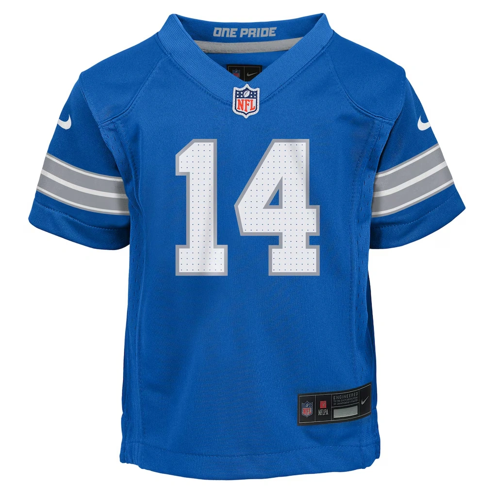 Preschool Detroit Lions Amon-Ra St. Brown Nike Blue Player Game Jersey