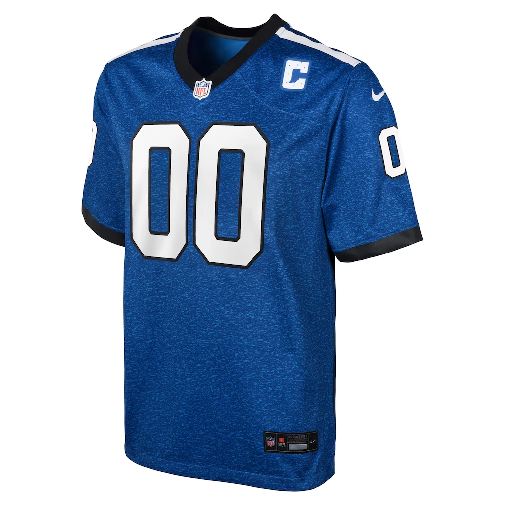 Youth Indianapolis Colts Nike Blue Indiana Nights Alternate Custom Game Jersey