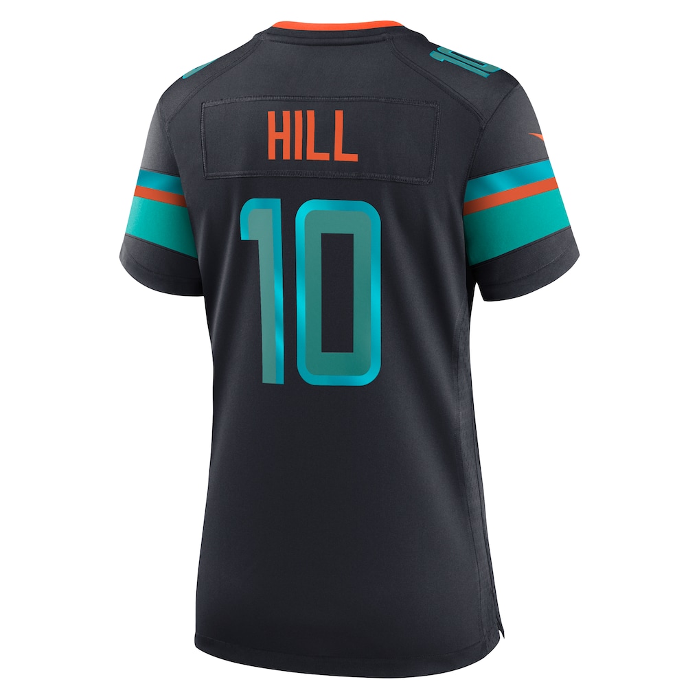Women's Miami Dolphins Tyreek Hill Nike Pitch Blue 2025 Rivalries Collection Game Jersey
