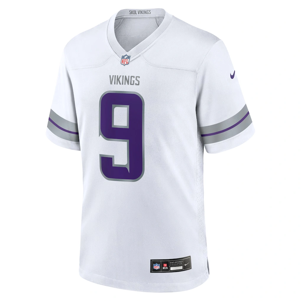 Men's Minnesota Vikings J.J. McCarthy Nike White Alternate Game Player Jersey