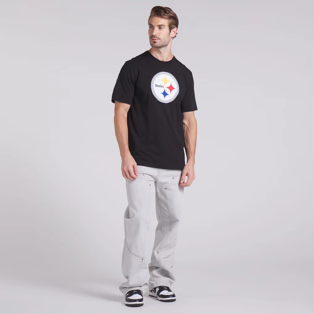 Men's Pittsburgh Steelers Fanatics Black Field Goal Legacy T-Shirt