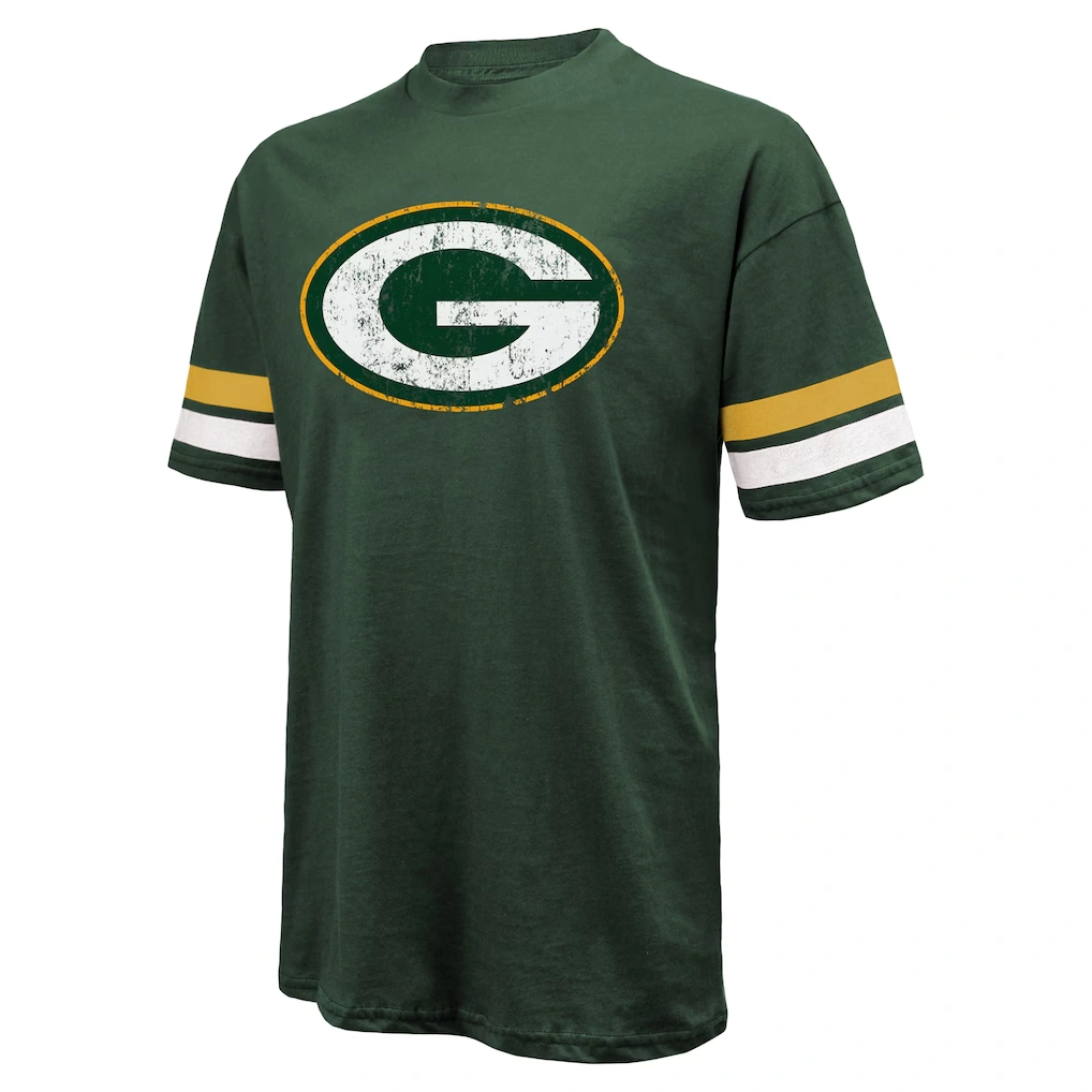 Men's Green Bay Packers Jordan Love Majestic Threads Green Name & Number Oversize Fit T-Shirt