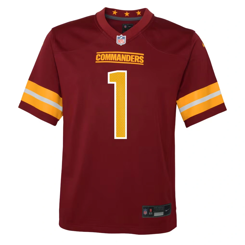 Youth Washington Commanders Deebo Samuel Sr Nike Burgundy Team Game Jersey