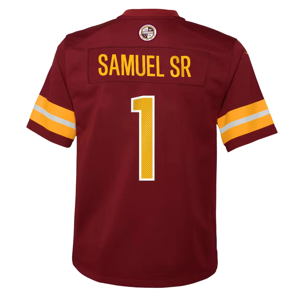 Youth Washington Commanders Deebo Samuel Sr Nike Burgundy Team Game Jersey