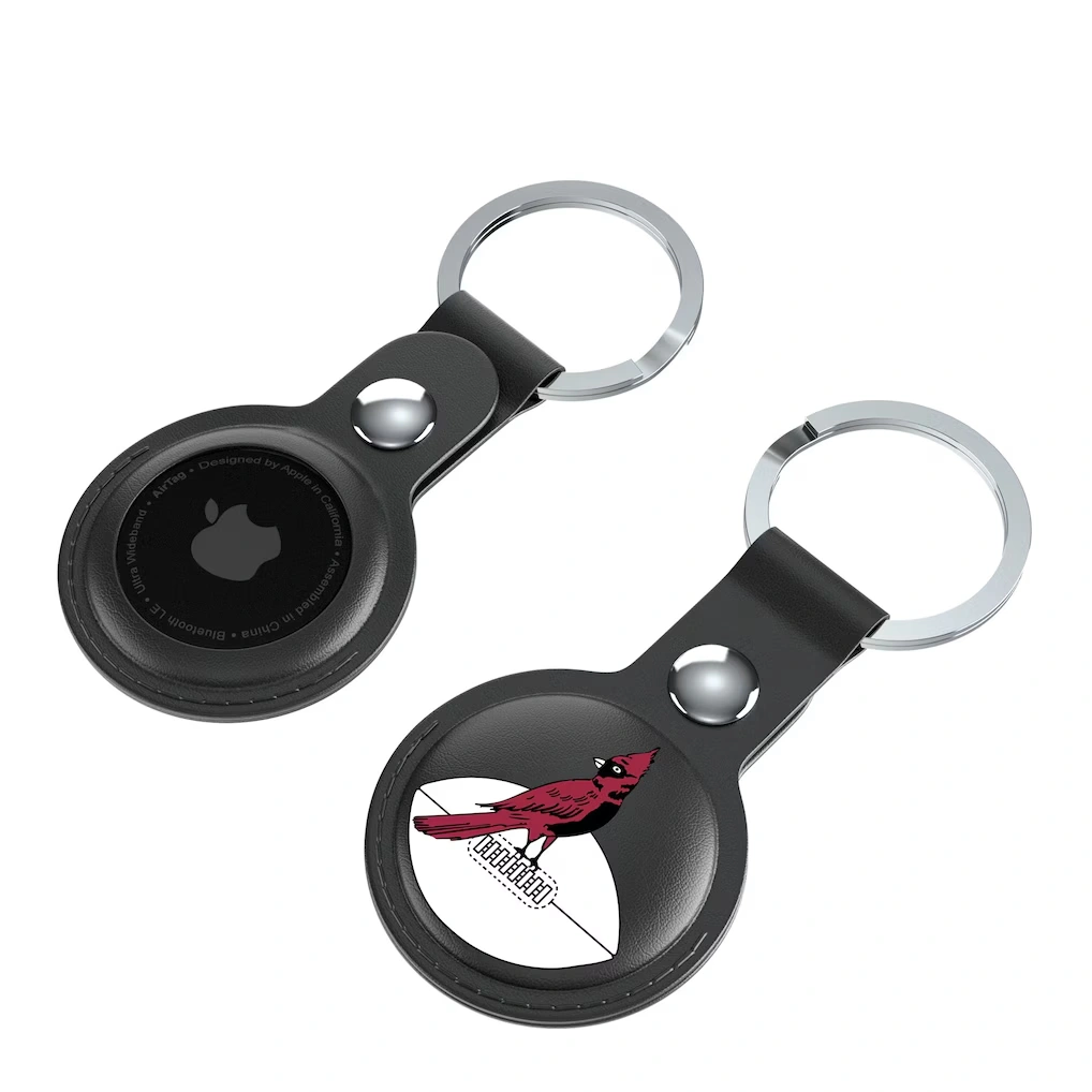Chicago Cardinals Keyscaper Black Two-Pack AirTag Holders