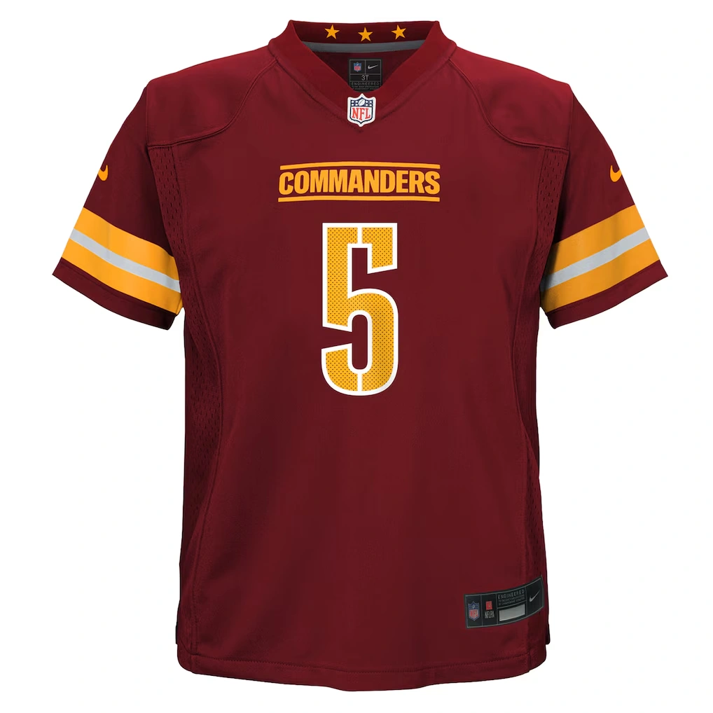 Toddler Washington Commanders Jayden Daniels Nike Burgundy Game Jersey