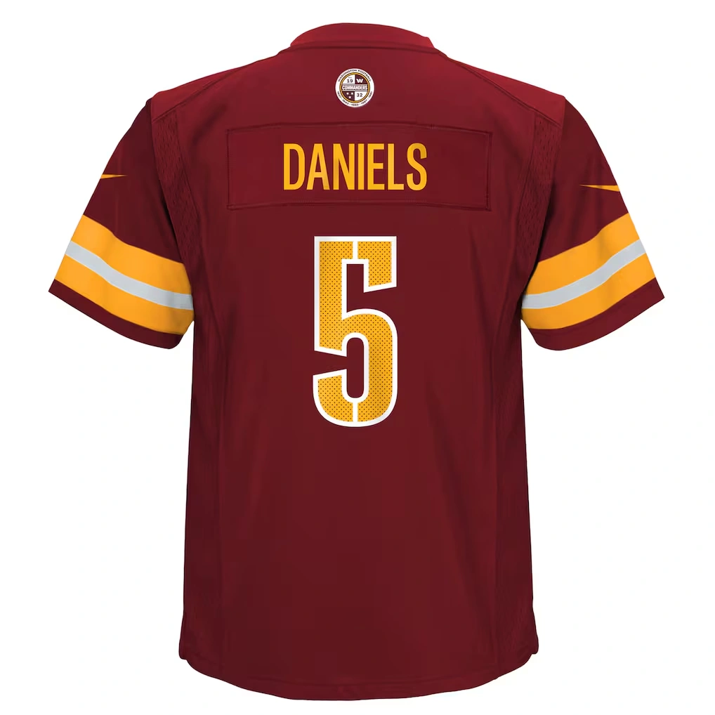 Toddler Washington Commanders Jayden Daniels Nike Burgundy Game Jersey
