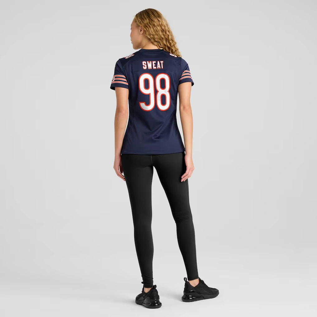 Women's Chicago Bears Montez Sweat Nike Navy Game Jersey