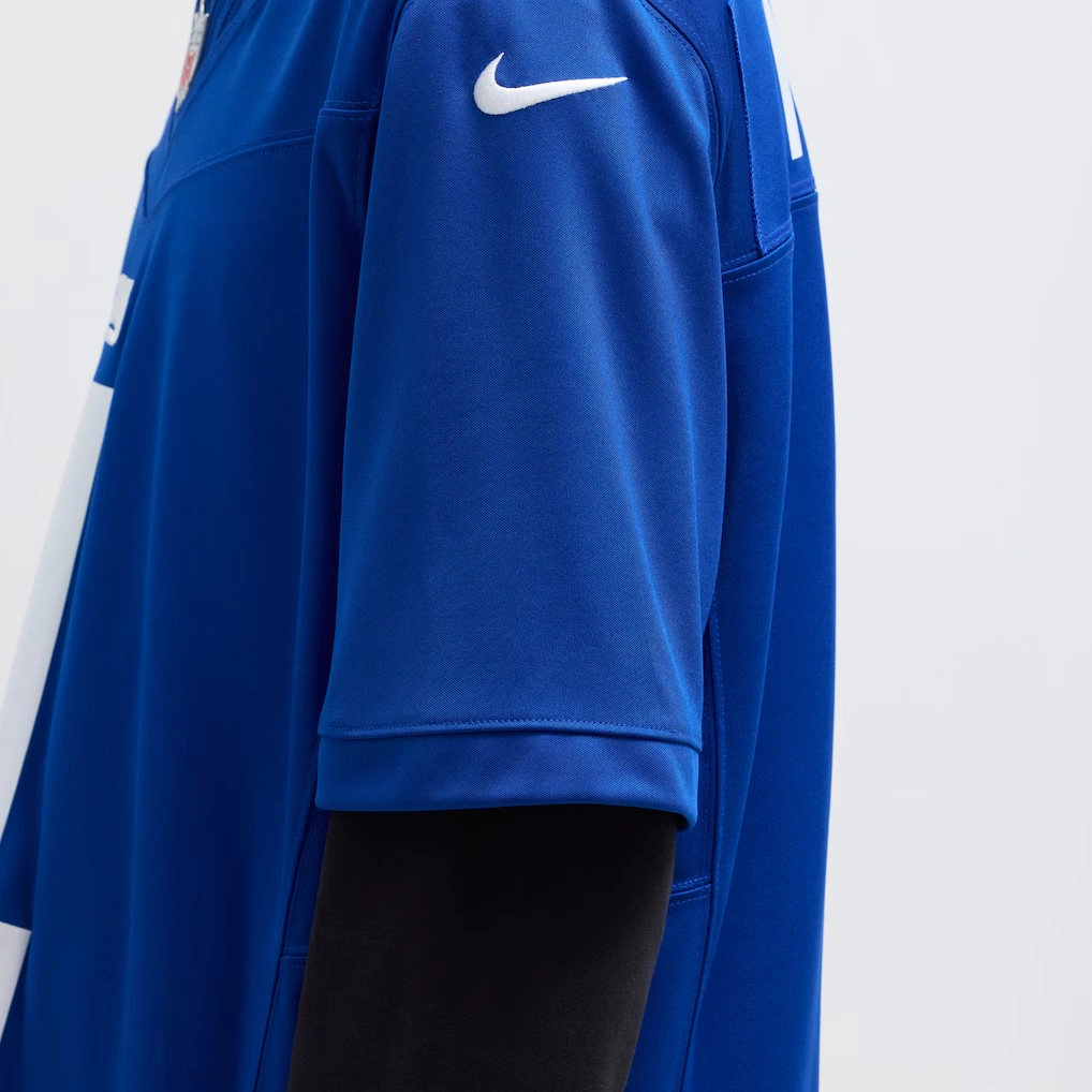 Men's New York Giants Malik Nabers Nike Royal Vapor F.U.S.E. Limited Jersey