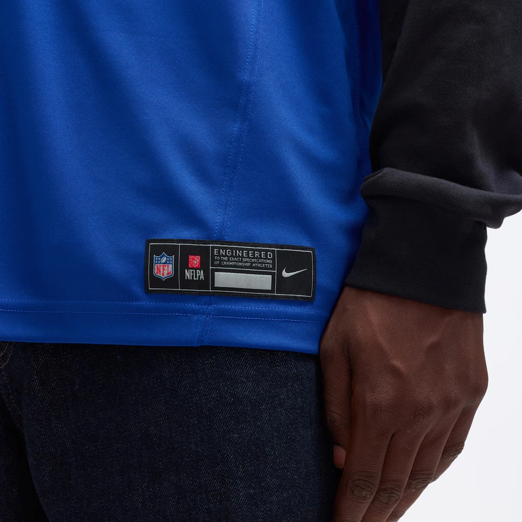 Men's New York Giants Malik Nabers Nike Royal Vapor F.U.S.E. Limited Jersey