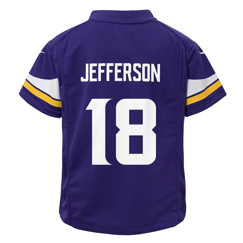 Toddler Minnesota Vikings Justin Jefferson Nike Purple Game Jersey
