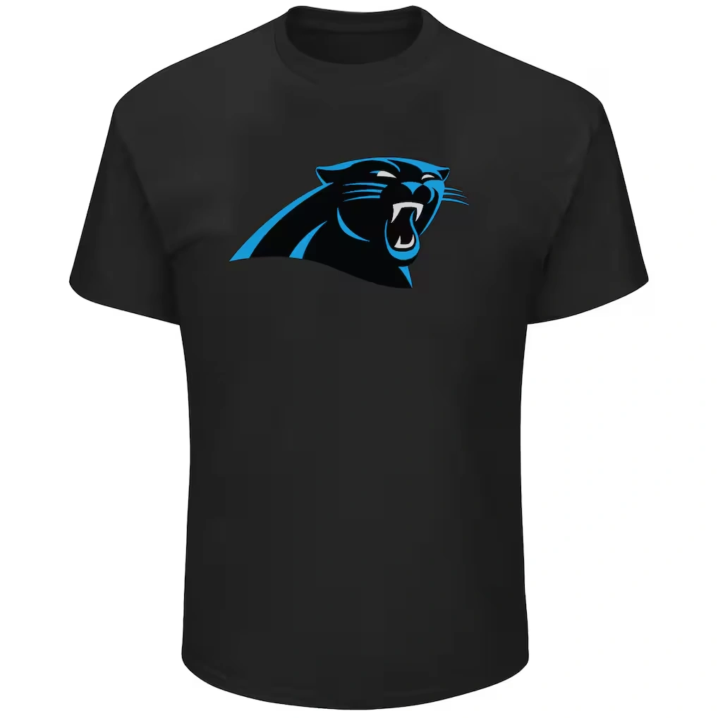 Men's Carolina Panthers Bryce Young Fanatics Black Big & Tall Player Name & Number T-Shirt