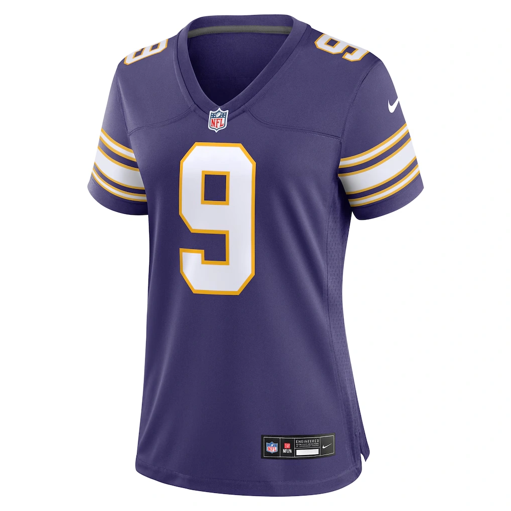 Women's Minnesota Vikings J.J. McCarthy Nike Purple 2nd Alternate Player Game Jersey