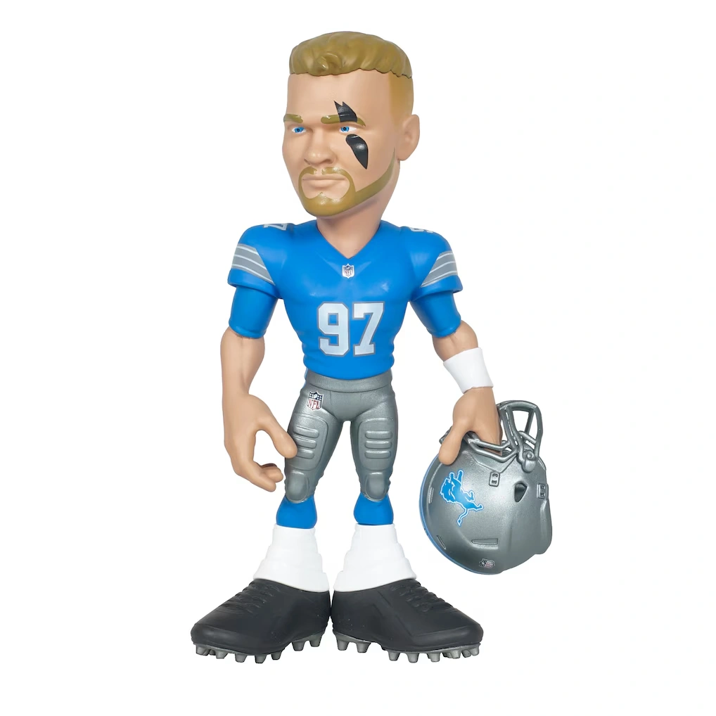 Aidan Hutchinson Detroit Lions Series 5 GameChanger 6" Vinyl Figurine - Look for Rare Solid Color Variants