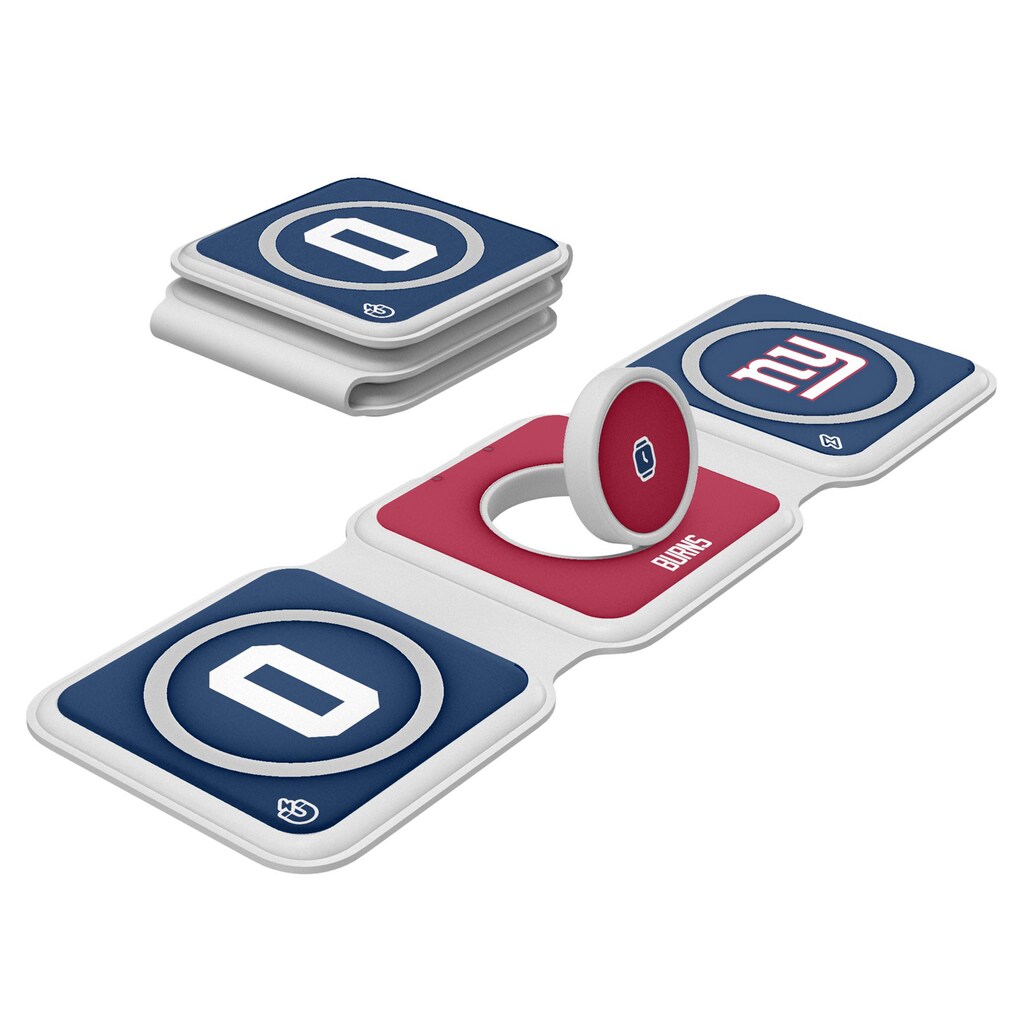 New York Giants Brian Burns Keyscaper 3-in-1 Foldable Charger