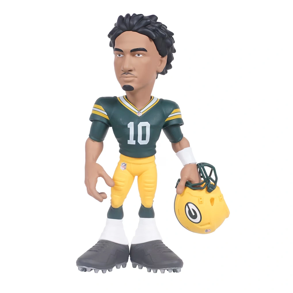 Jordan Love Green Bay Packers Series 5 GameChanger 6" Vinyl Figurine - Look for Rare Solid Color Variants