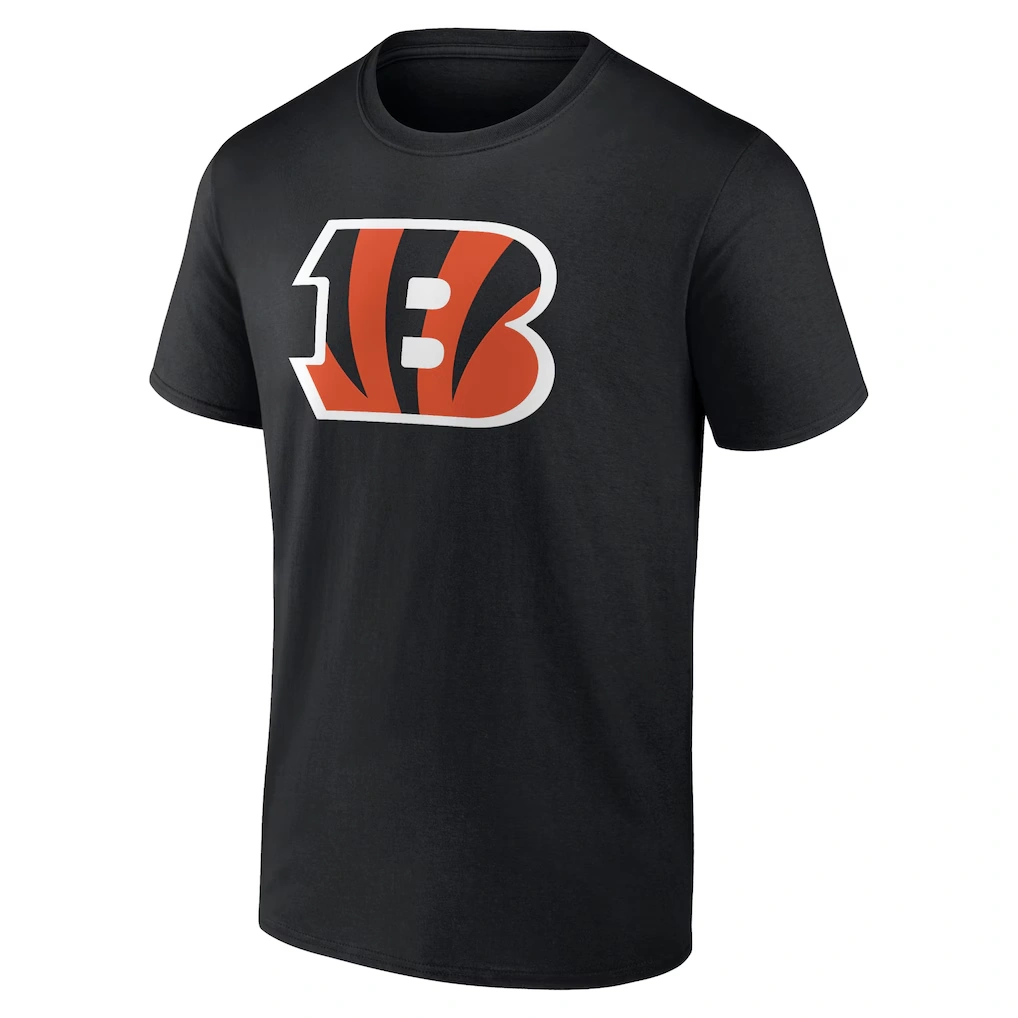 Men's Cincinnati Bengals Ja'Marr Chase Fanatics Black Player Icon Name & Number T-Shirt