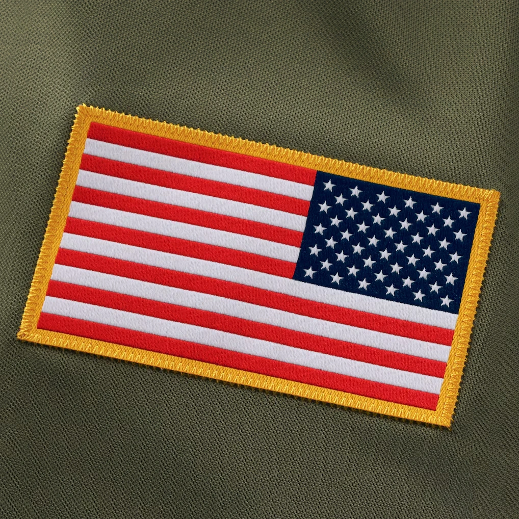 Men's Washington Commanders Jayden Daniels Nike Olive 2025 Salute to Service Limited Jersey