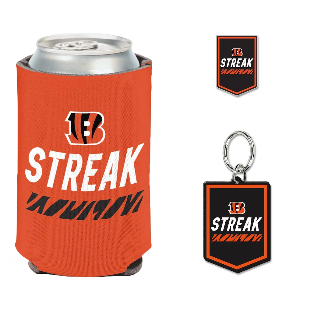 Cincinnati Bengals WinCraft Streak Three-Piece Fan Bundle
