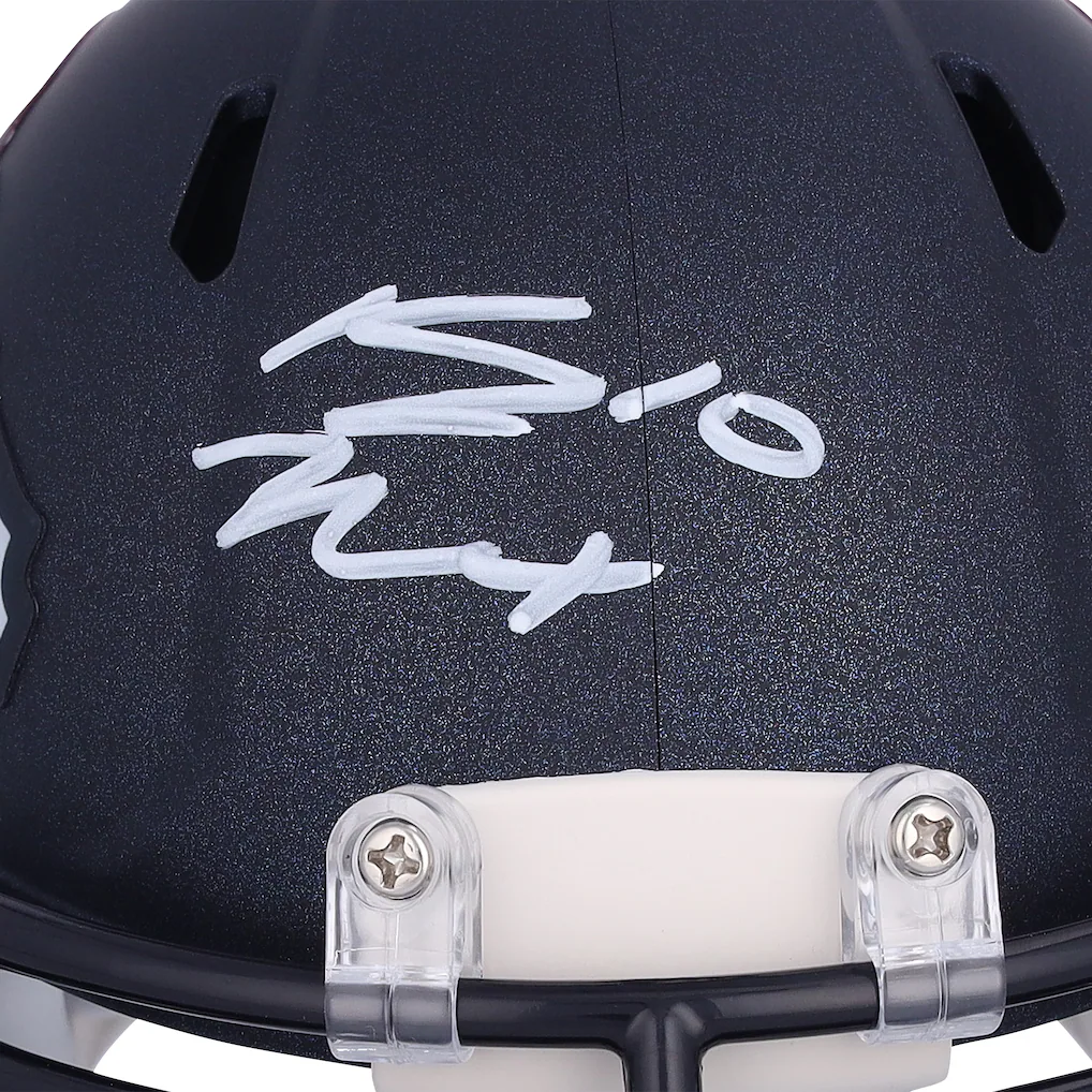 Bo Nix Denver Broncos Autographed Fanatics Authentic Riddell Speed Mini Helmet