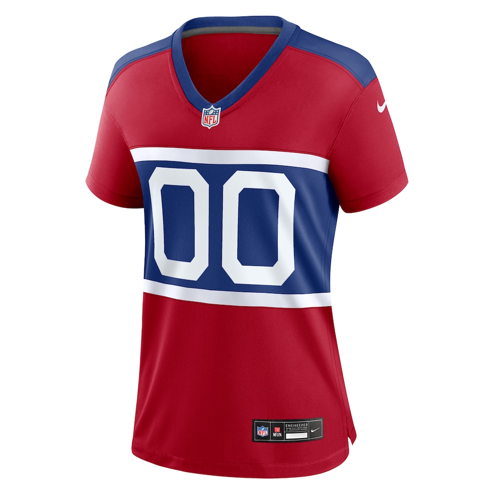 Women's New York Giants Nike Century Red Alternate Game Custom Jersey