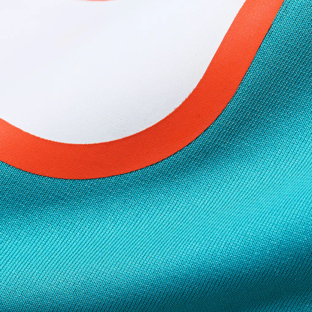 Men's Miami Dolphins Nike Aqua Custom Game Jersey