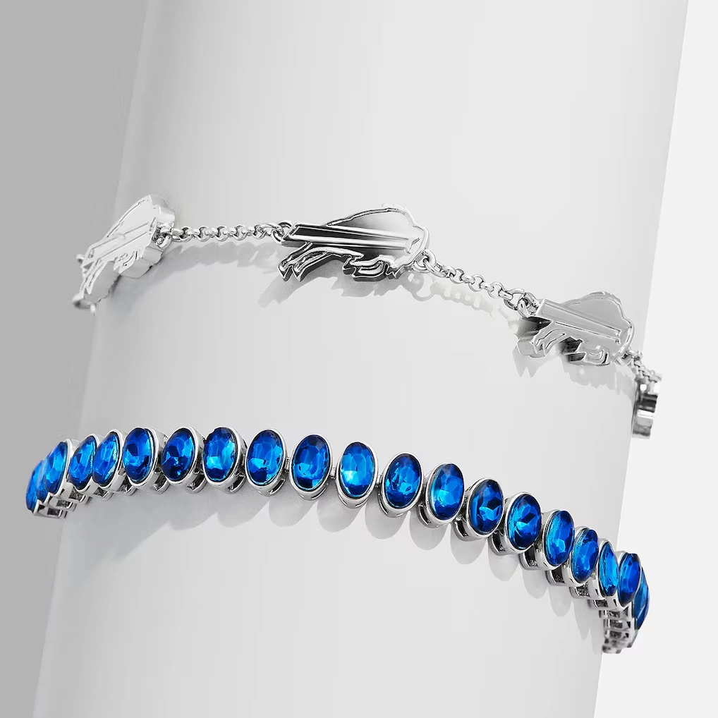 Buffalo Bills BaubleBar Set of Two Tennis Bracelets