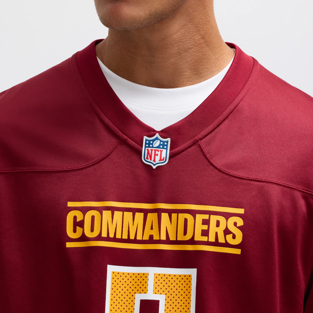 Men's Washington Commanders Jayden Daniels Nike Burgundy Player Game Jersey
