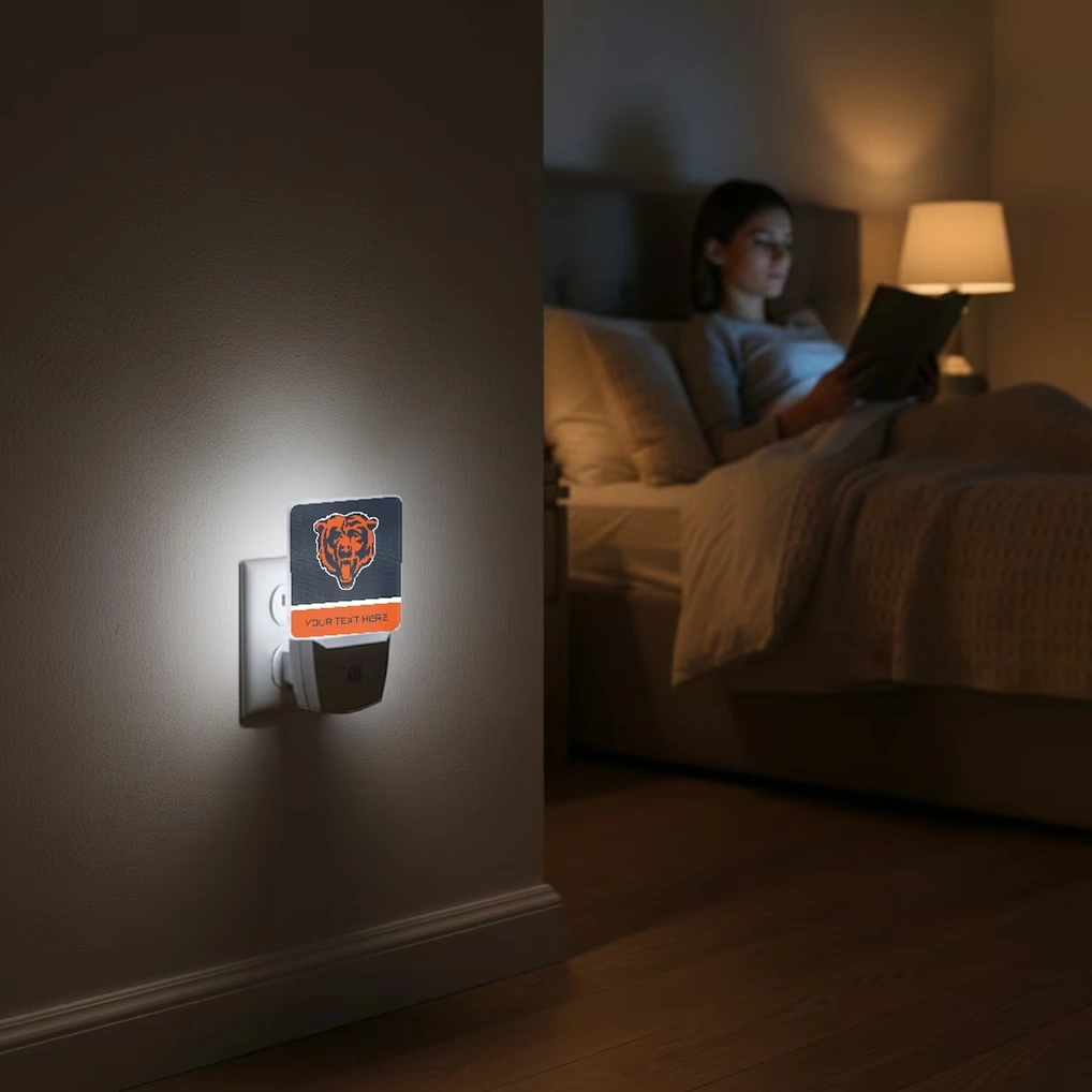 Chicago Bears Personalized 2-Piece Nightlight Set