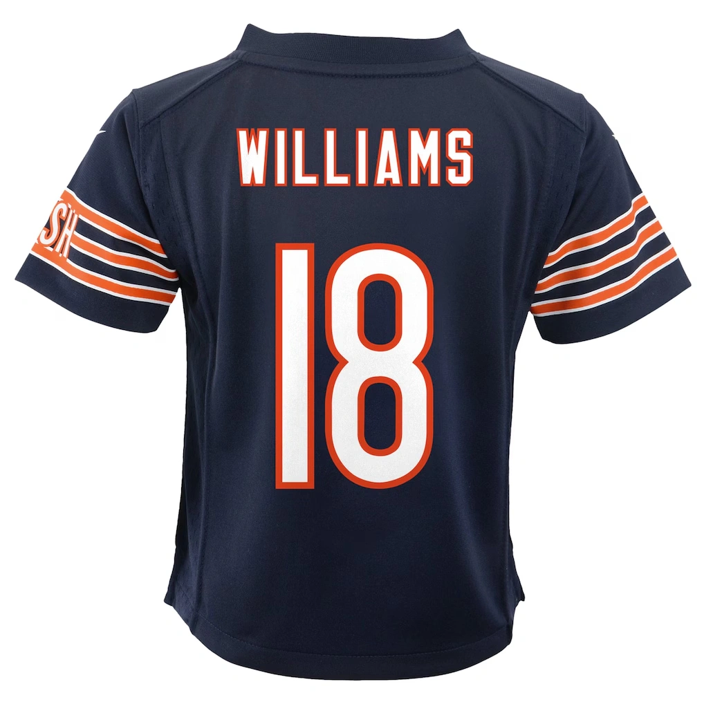 Infant Chicago Bears Caleb Williams Nike Navy Team Player Game Jersey